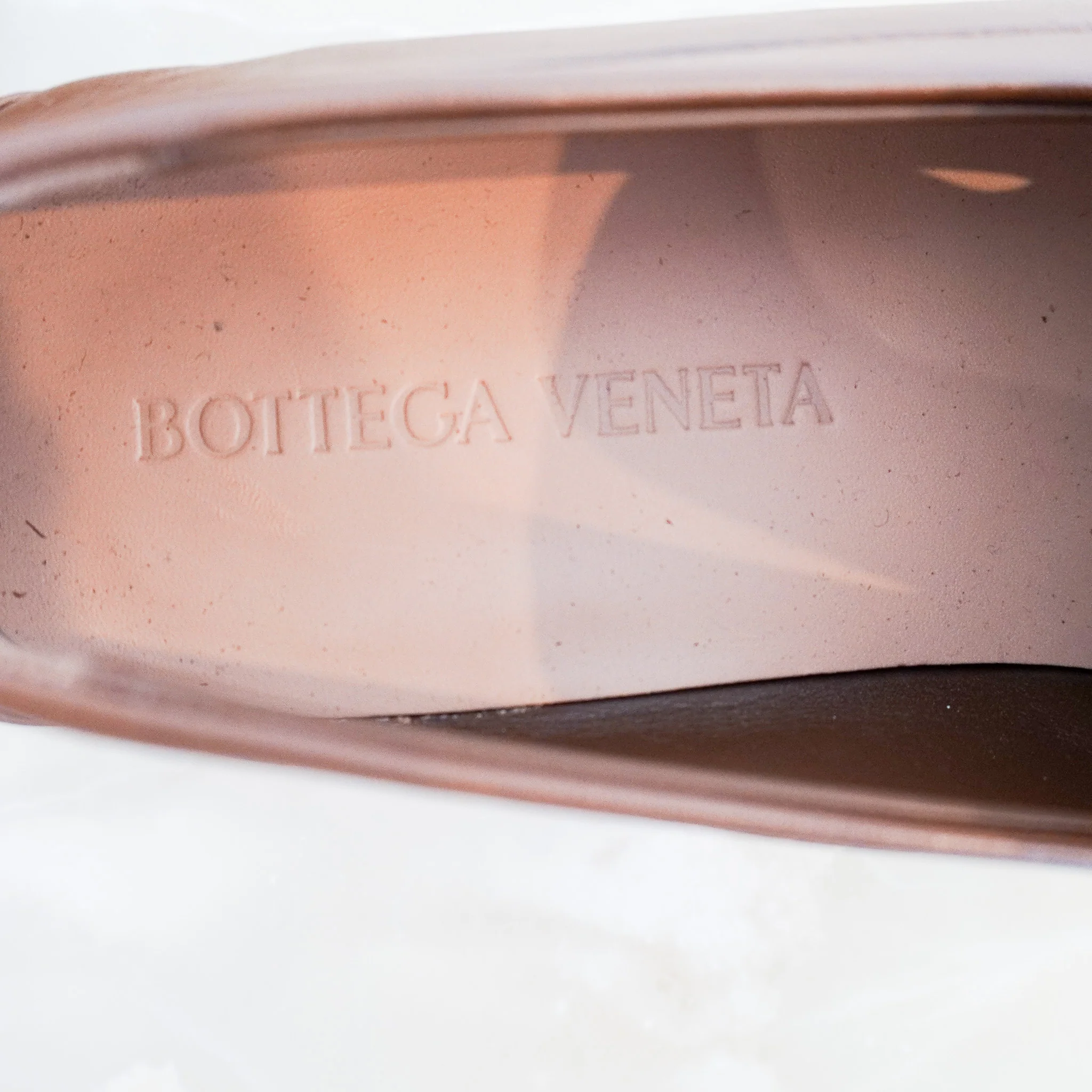 Bottega Veneta Astaire Loafers in Brown RRP £890 | Authentic Preloved - Image 6