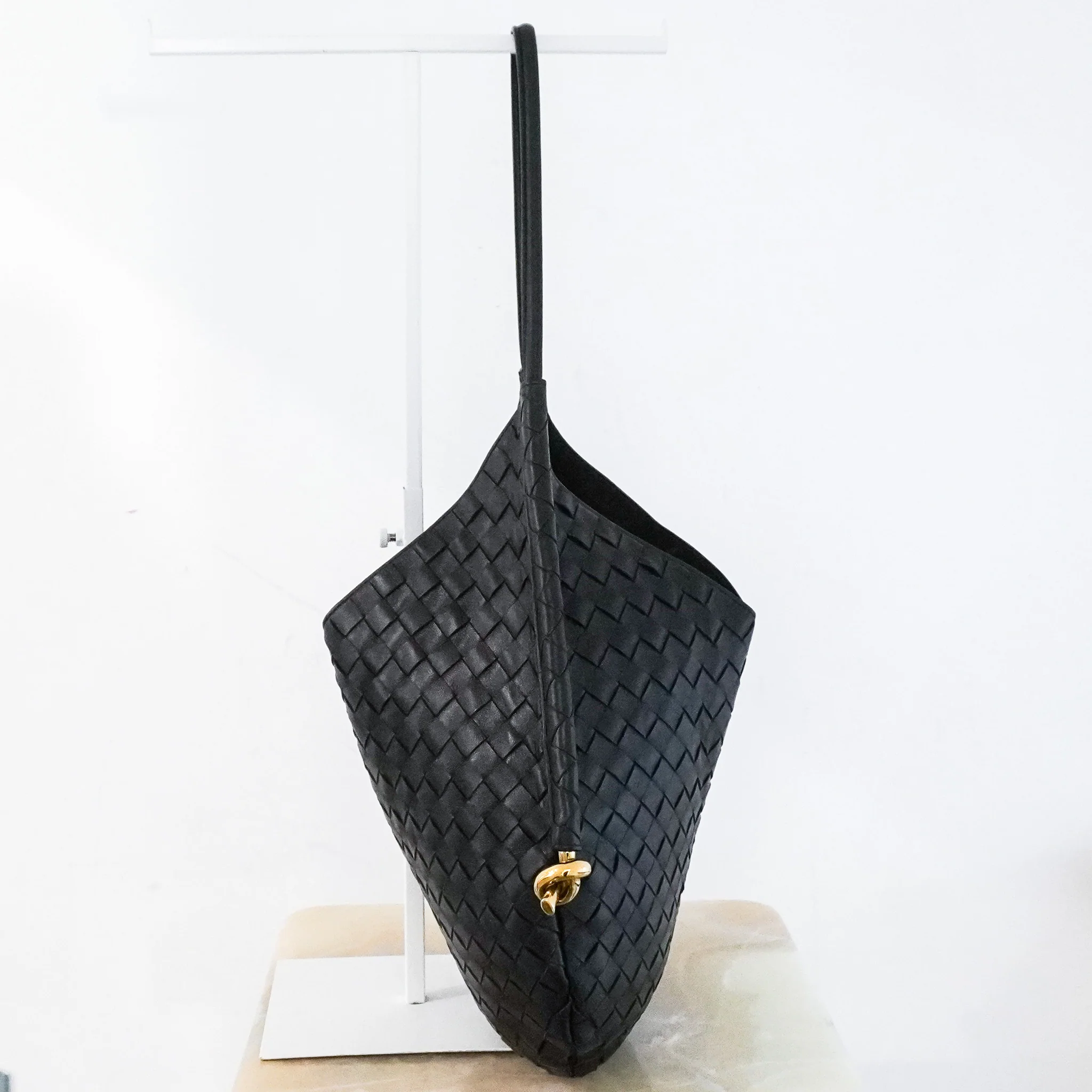 Bottega Veneta Solstice Intrecciato Bag in Black RRP £3100 | Authentic Preloved - Image 4