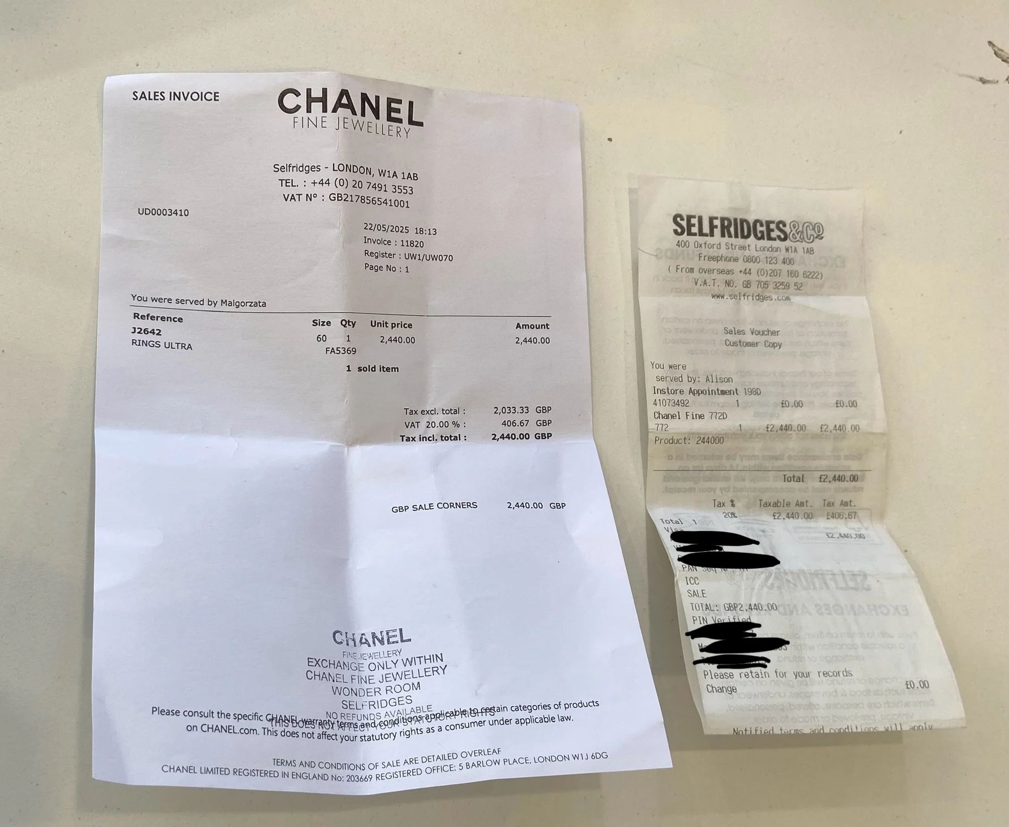 Chanel Ultra Ring 18k White Gold RRP £2440 | Authentic Preloved - Image 10