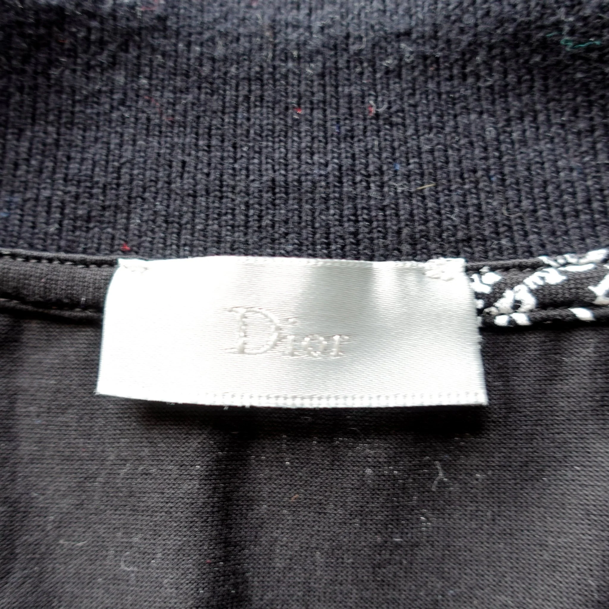 Christian Dior Black Logo Printed Polo Shirt RRP £1000 | Authentic Preloved- Final Sale no returns - Image 4