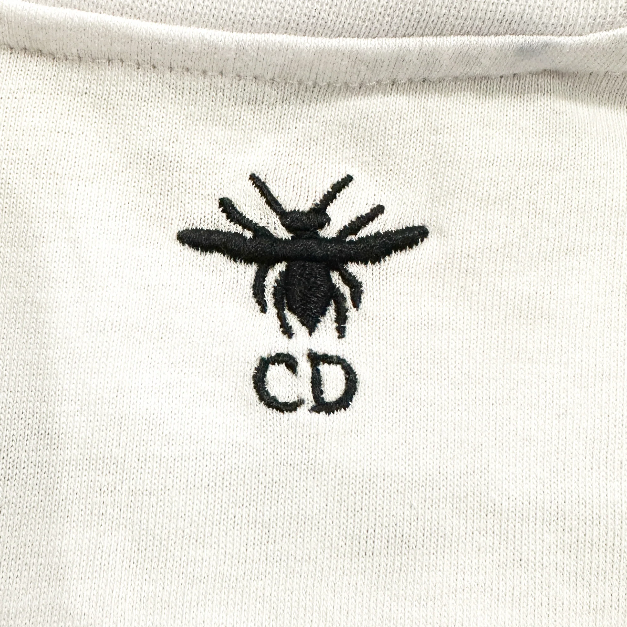 Christian Dior Thebe Magugu X CTAOP White T-Shirt with Yellow Tie RRP £690 | Authentic Preloved-OUTLET NO RETURNS - Image 4