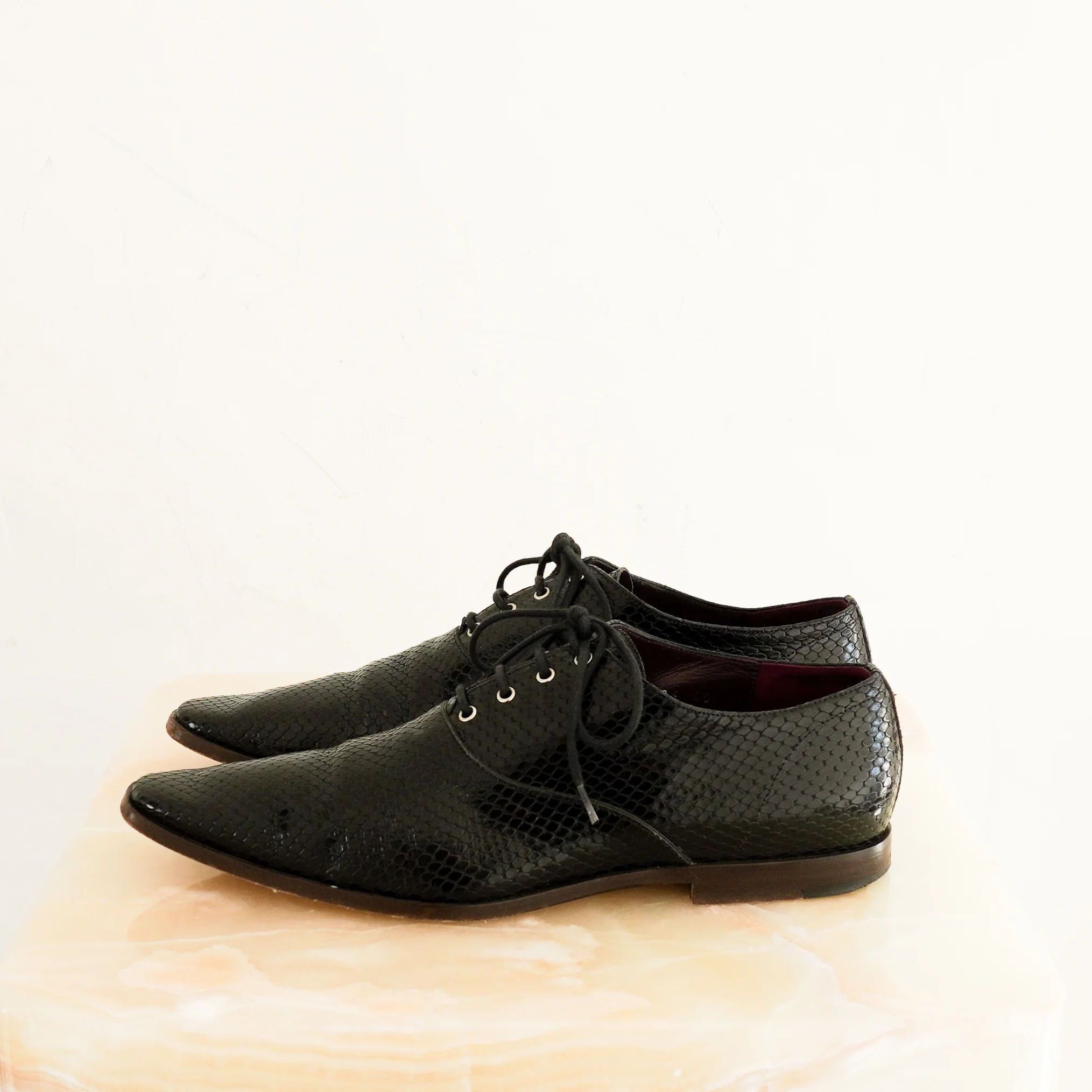 Dries Van Noten Black Snakeskin Loafers RRP £950 | Authentic Preloved [Final Sale] - Image 5