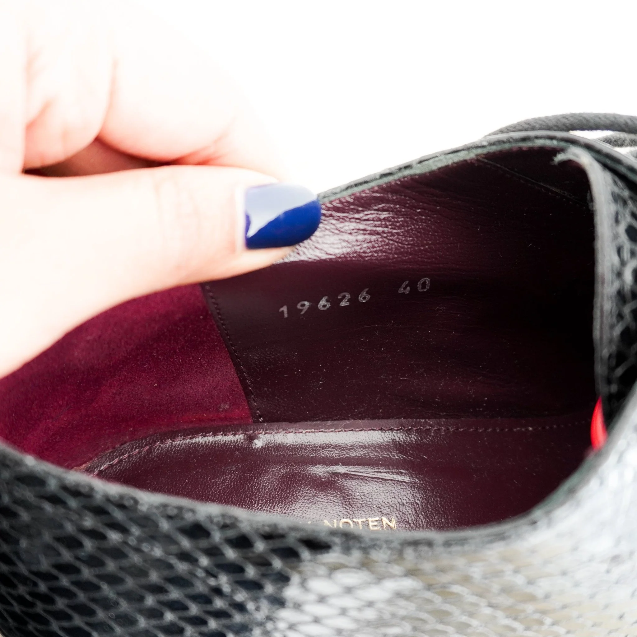 Dries Van Noten Black Snakeskin Loafers RRP £950 | Authentic Preloved [Final Sale] - Image 7