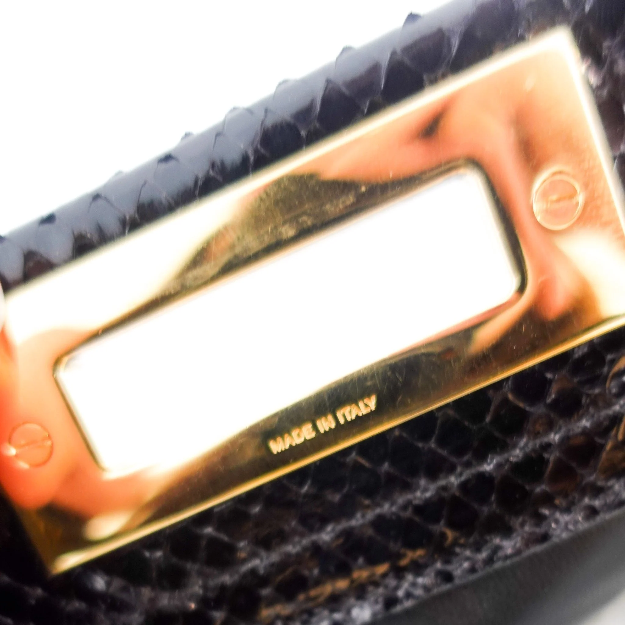 Fendi Black Python Medium Peekaboo bag RRP £5000 | Authentic Preloved - Image 10