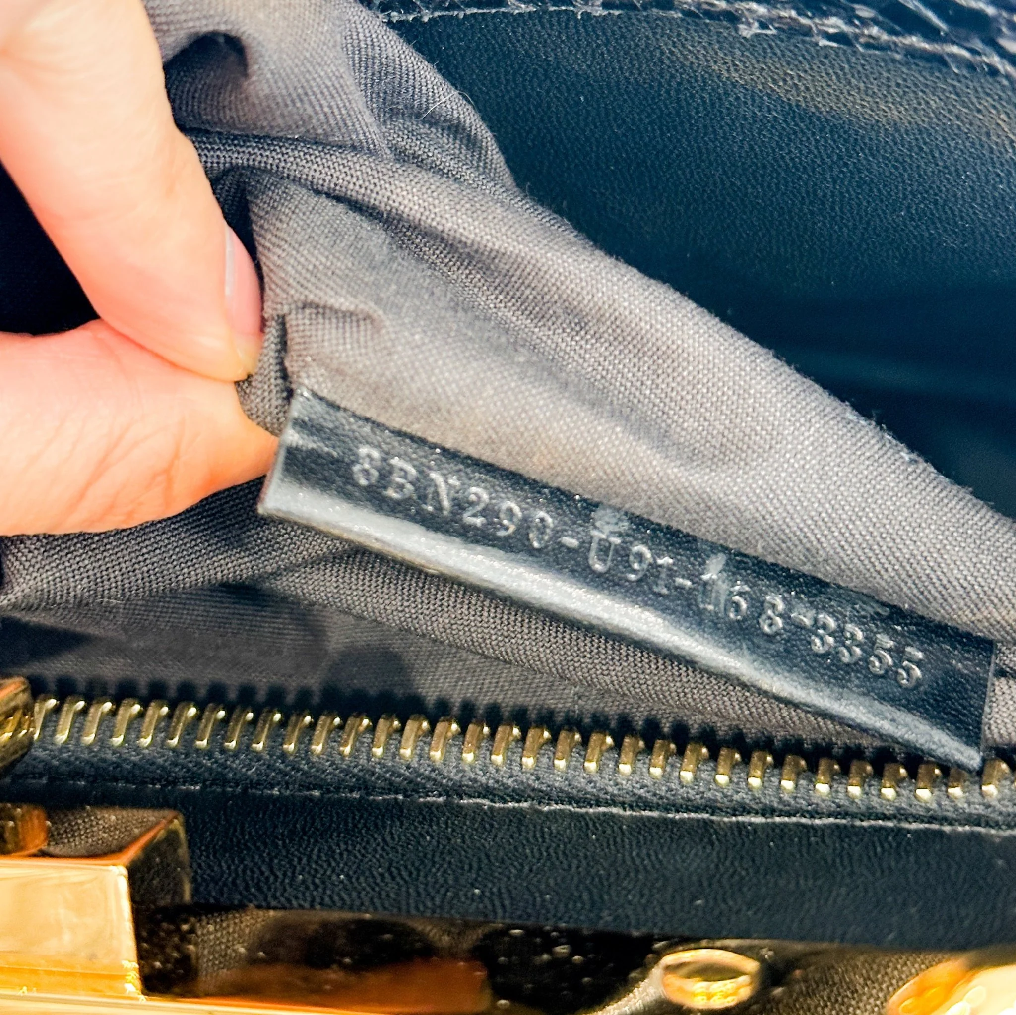 Fendi Black Python Medium Peekaboo bag RRP £5000 | Authentic Preloved - Image 16