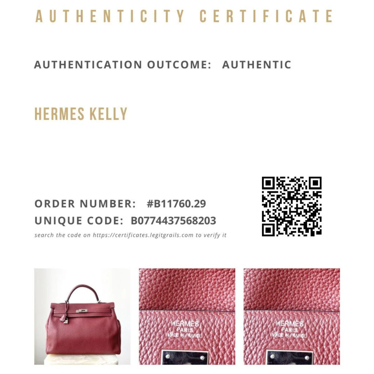 Hermès Kelly 40cm – Rouge Clémence Leather with Palladium Hardware | Authentic Preloved - Image 29