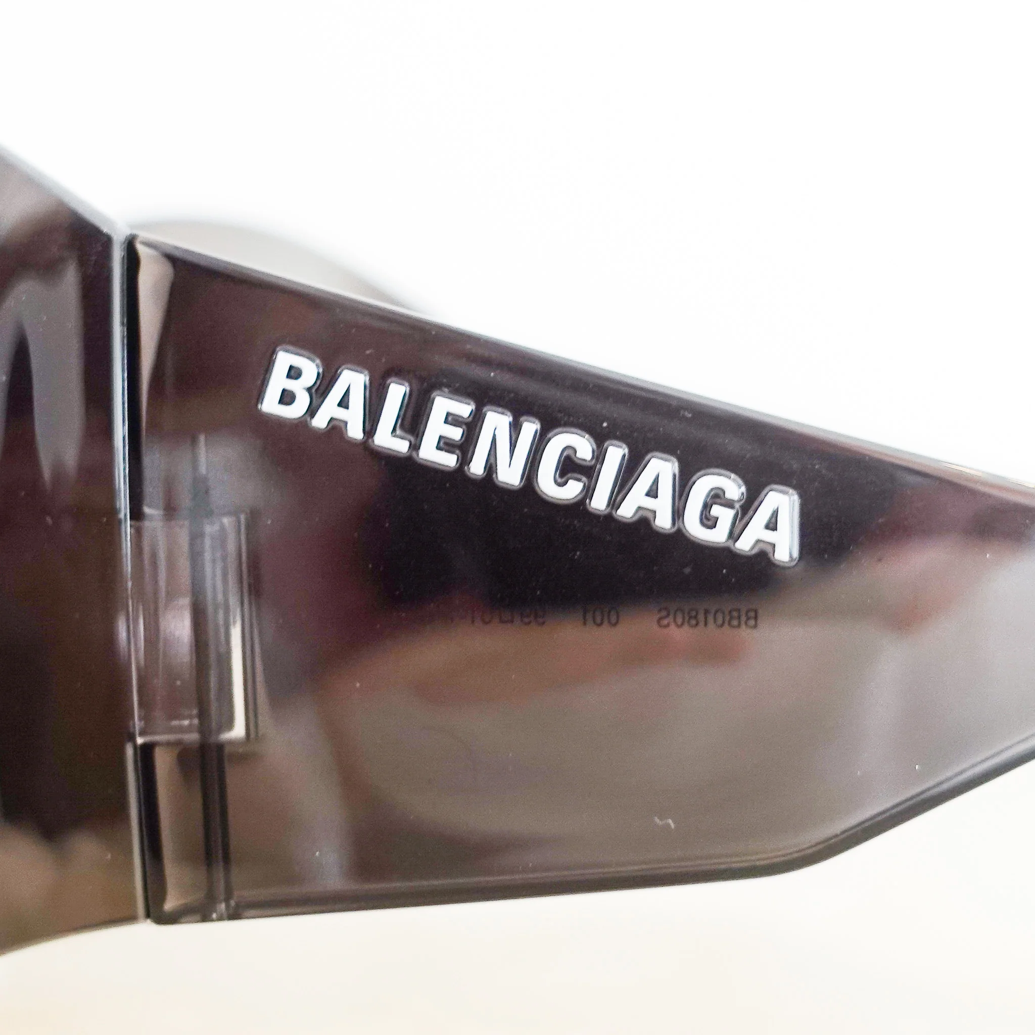NEW Balenciaga black oversized frame sunglasses RRP £420 | Authentic Preloved - Image 9