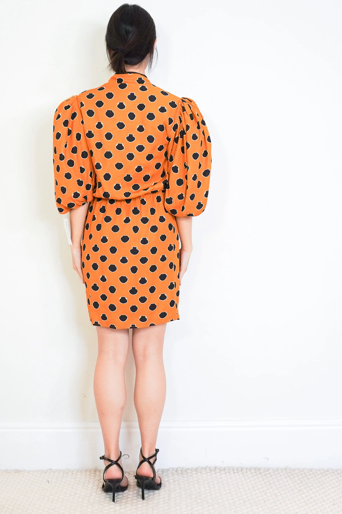 Johanna Ortiz Orange and blue dress RRP £500 | Authentic Preloved- OUTLET NO RETURNS - Image 3