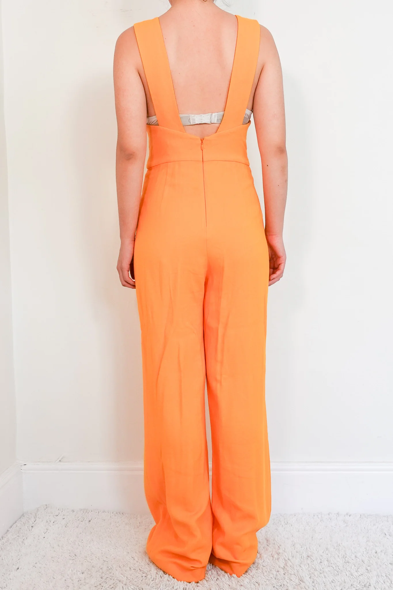 Saloni Orange Jumpsuit RRP £400- Final Sale no returns - Image 3