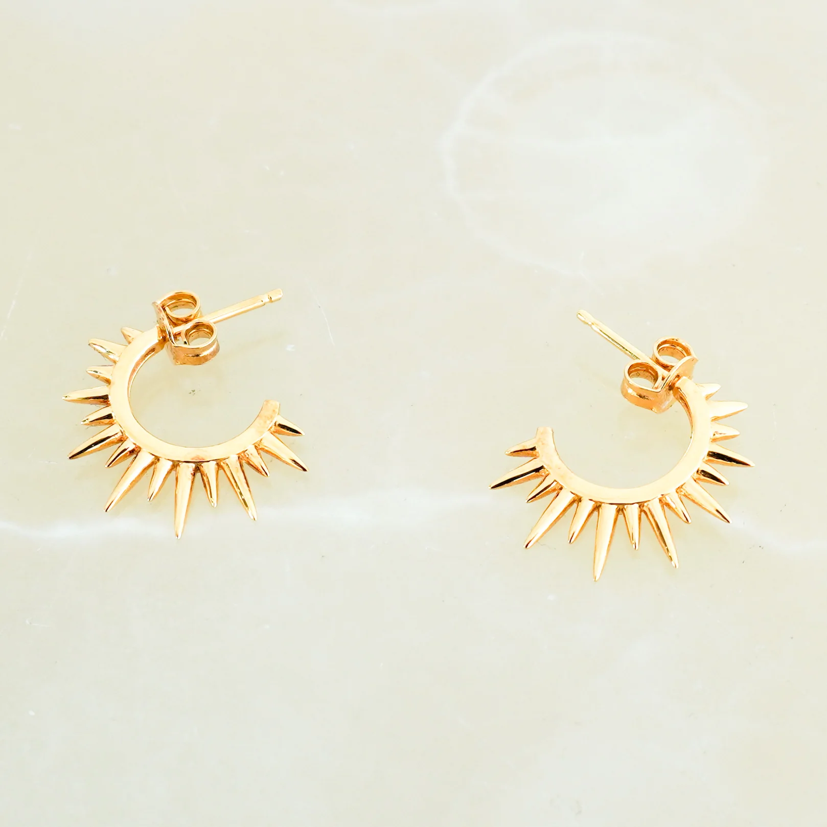 Sophie Lis Gold Hoop Earrings RRP £350 | Authentic Preloved - FINAL SALE - Image 3