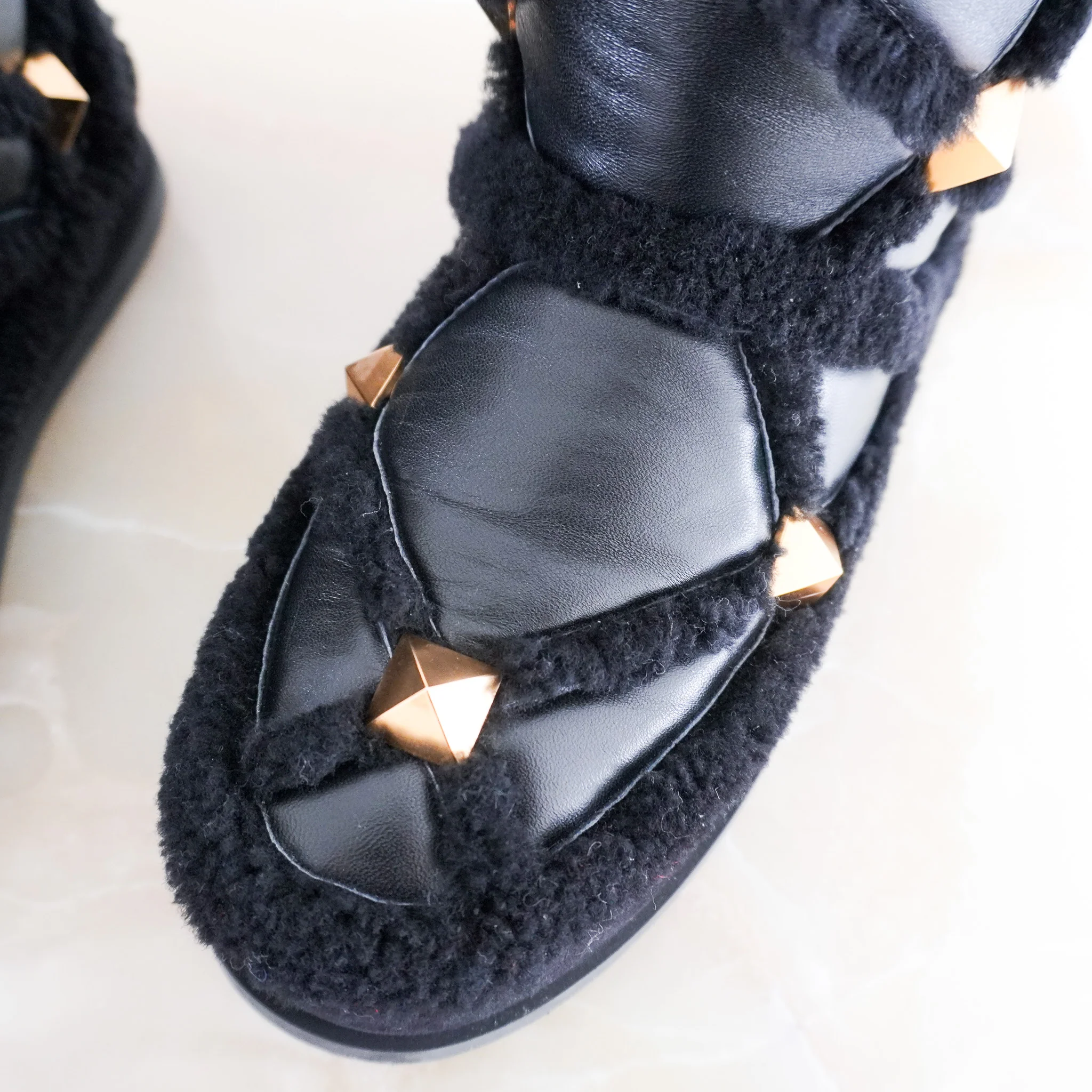 Valentino Roman Stud Snow Boots RRP £870 | Authentic Preloved - Image 5